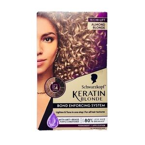 Schwarzkopf Keratin Blonde Hair Dye Color Kit (11.1 Almond Blonde, Hi-Lift)